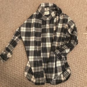 Classic Black and White Flannel